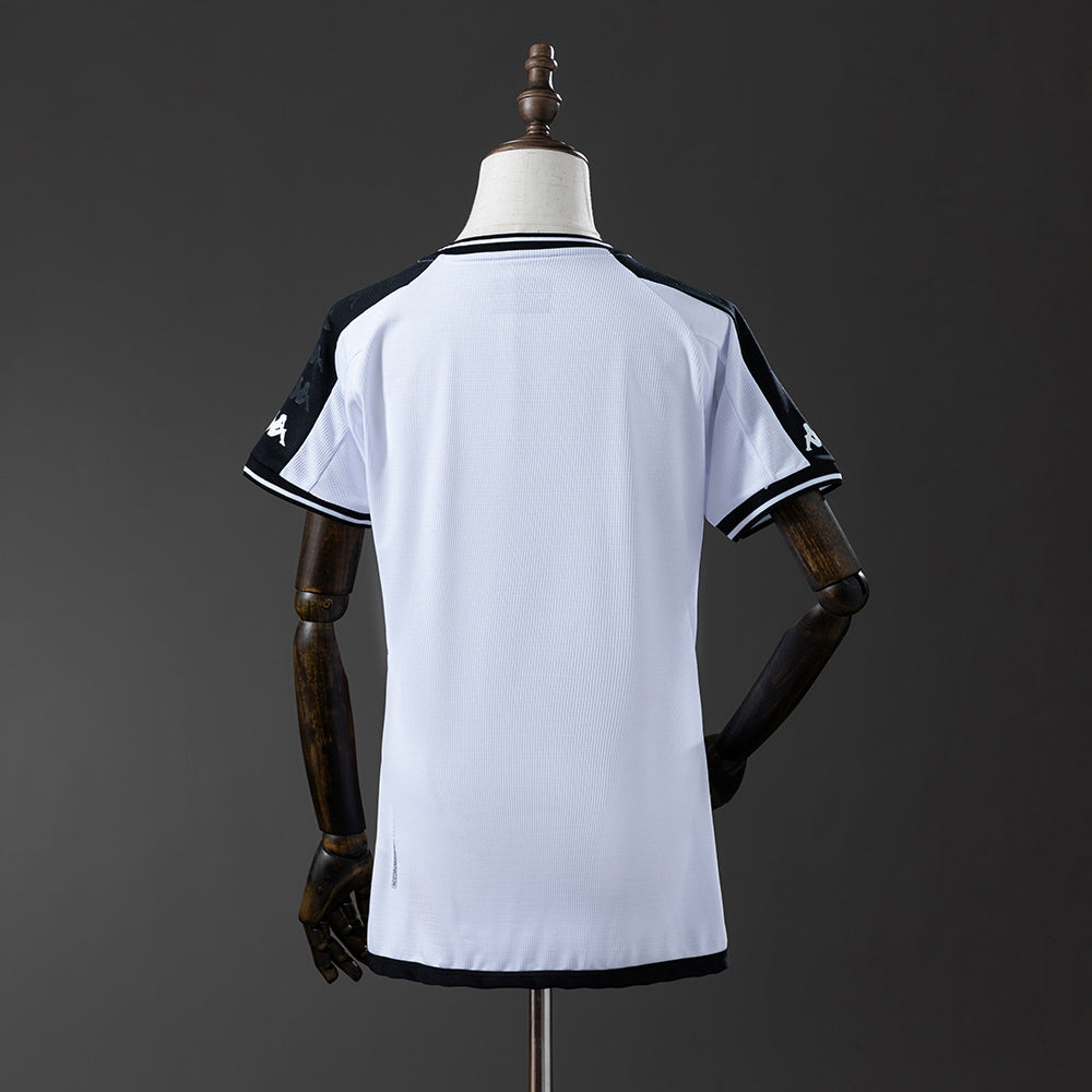 Camisa Vasco da Gama Away 2024/25 - Torcedor Kappa Feminina - Branco