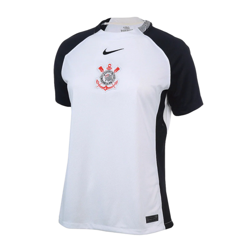 Camisa Timão Home 2025/26 Torcedor Nike Feminina - Branca
