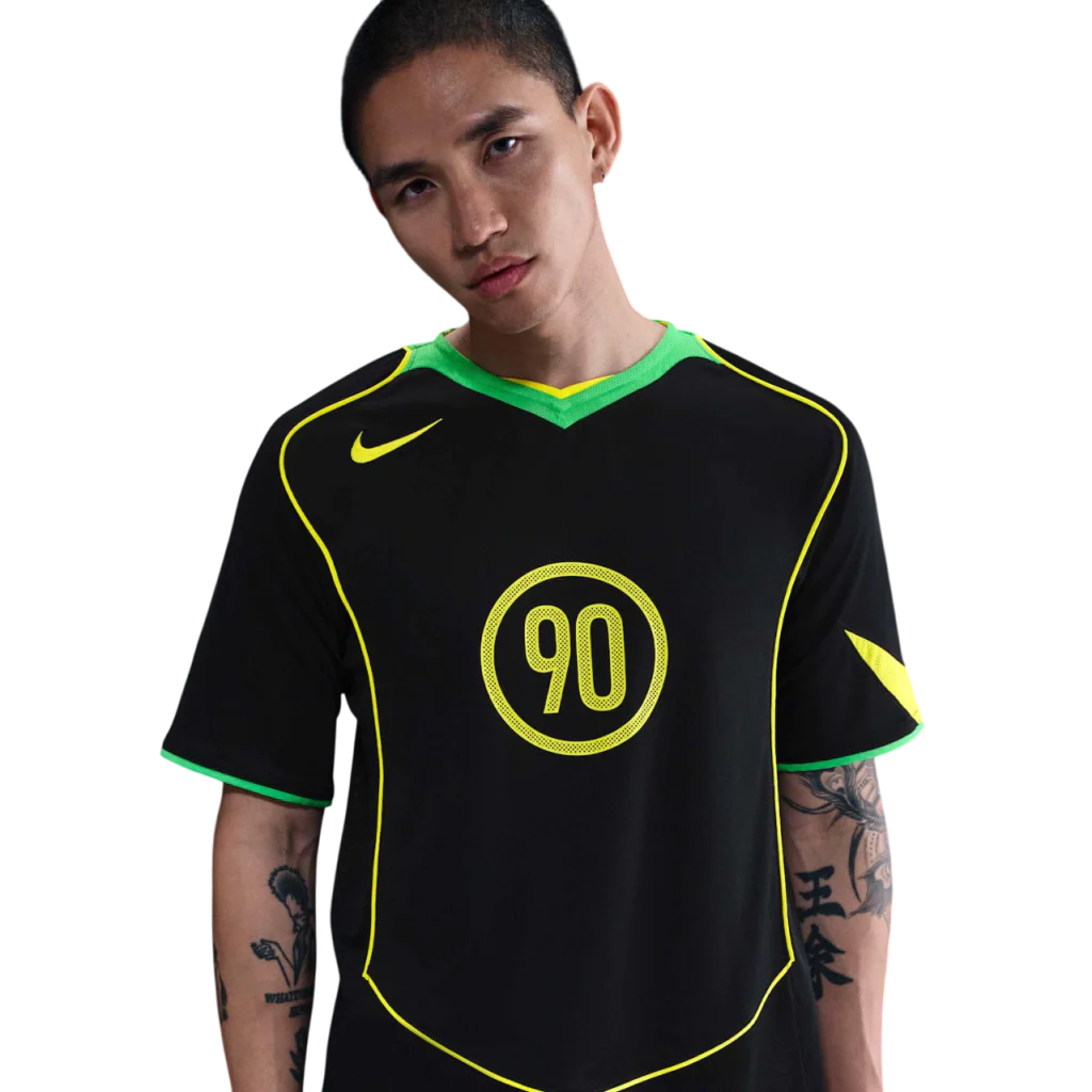 Camisa Retrô Seleção Brasileira Torcedor Nike - Total 90 - Preta