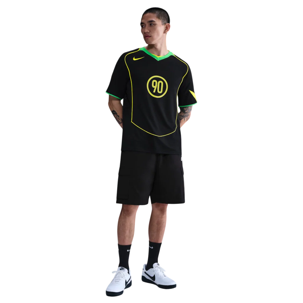 Camisa Retrô Seleção Brasileira Torcedor Nike - Total 90 - Preta