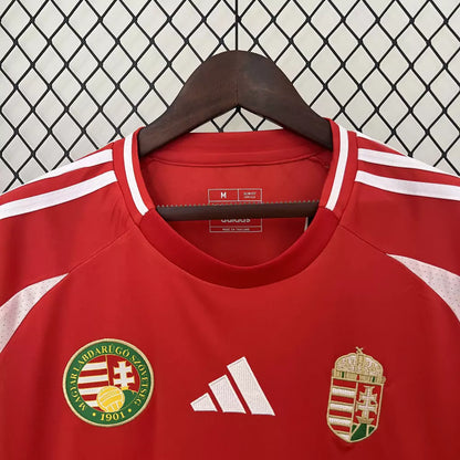 Camisa Hungria Home Eurocopa 24/25 - Torcedor Adidas Masculino - Vermelho