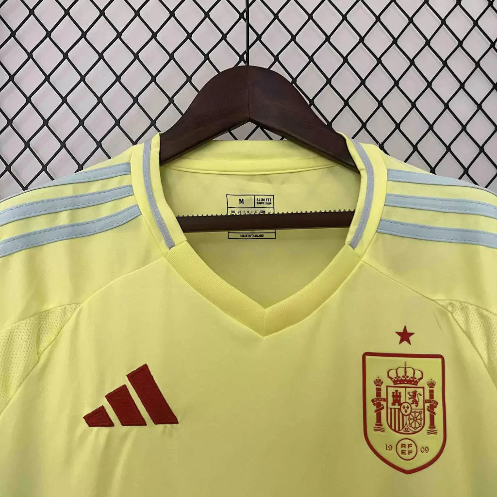 Camisa Espanha Away Eurocopa 24/25 - Torcedor Adidas Masculino - Amarelo