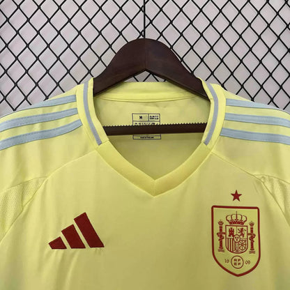 Camisa Espanha Away Eurocopa 24/25 - Torcedor Adidas Masculino - Amarelo