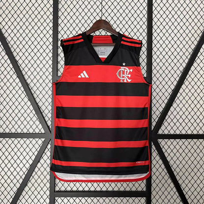 Camisa Flamengo Regata Home 2024 Torcedor Adidas Masculino - Vermelho