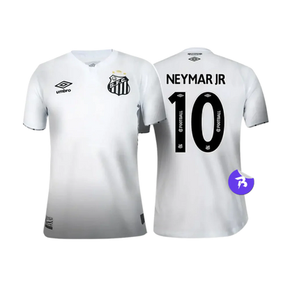 Camisa Peixão Home 2024/25 Neymar #10 Torcedor Umbro Masculina - Branco