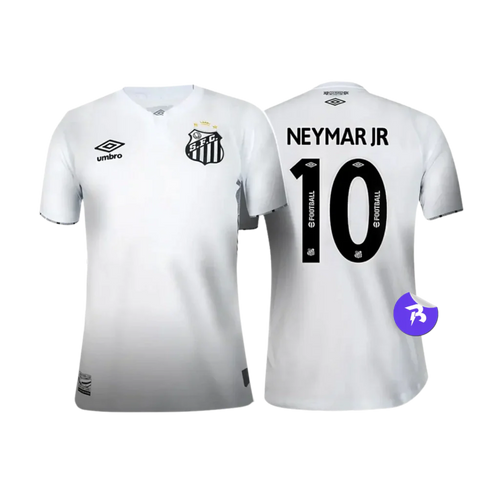 Camisa Peixão Home 2024/25 Neymar #10 Torcedor Umbro Masculina - Branco
