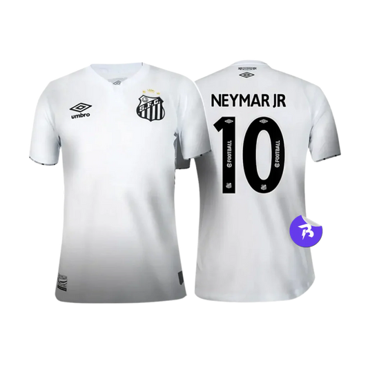 Camisa Peixão Home 2024/25 Neymar #10 Torcedor Umbro Masculina - Branco