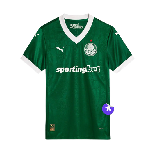 Camisa Palmeiras Home 2025/26 - Torcedor Puma Masculino - Verde