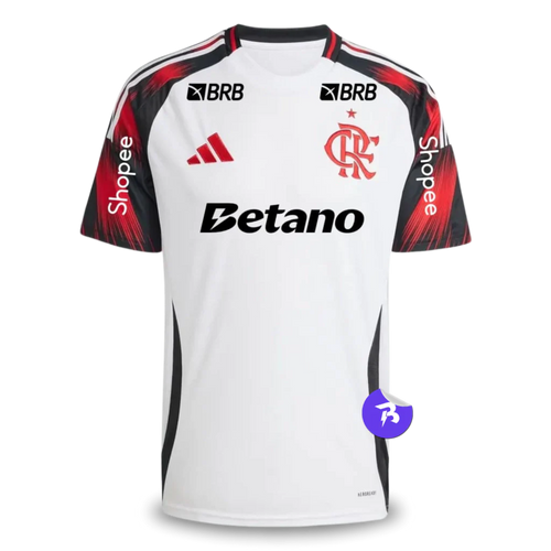 Camisa Flamengo Away 25/26 - Torcedor Adidas Masculina - Com patrocinadores