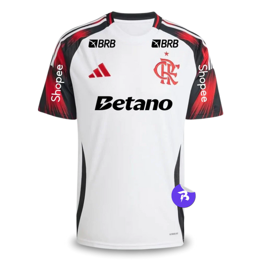 Camisa Flamengo Away 25/26 - Torcedor Adidas Masculina - Com patrocinadores