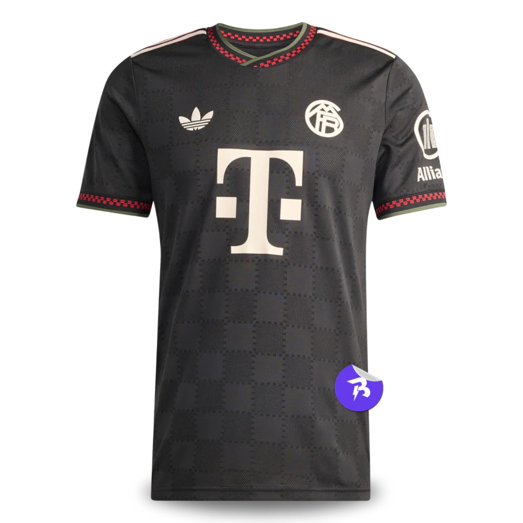 Camisa Bayern de Munique Third 25/26 Jogador Adidas Masculino - Preto