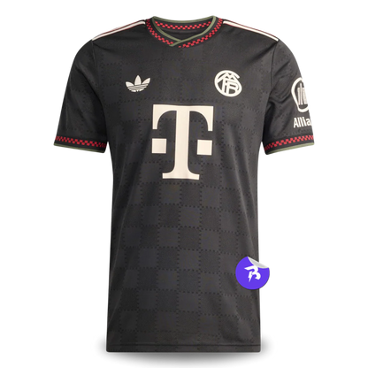 Camisa Bayern de Munique Third 25/26 Jogador Adidas Masculino - Preto