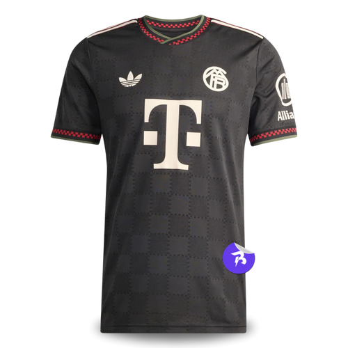 Camisa Bayern de Munique Third 25/26 Jogador Adidas Masculino - Preto