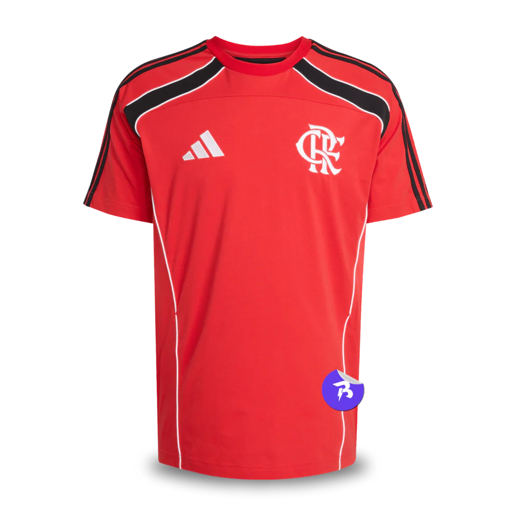 Camiseta Flamengo 25/26 Urban Purist Adidas Masculina - Vermelho