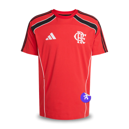 Camiseta Flamengo 25/26 Urban Purist Adidas Masculina - Vermelho