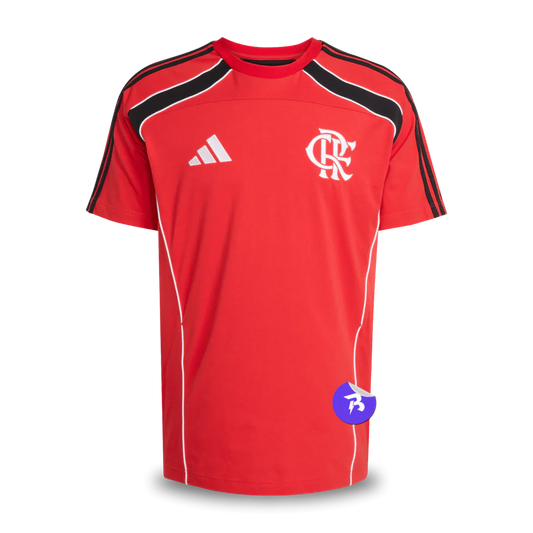 Camiseta Flamengo 25/26 Urban Purist Adidas Masculina - Vermelho