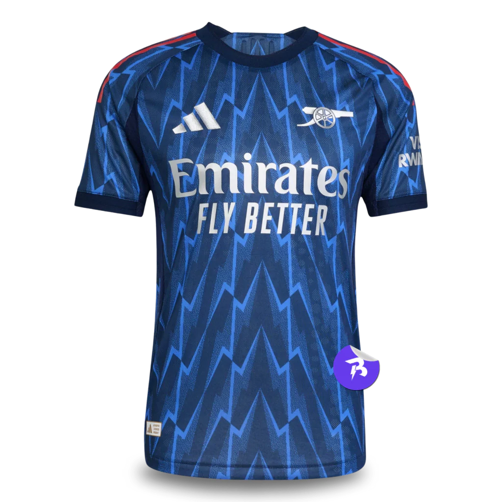 Camisa Arsenal Away 25/26 Jogador Adidas Masculino - Azul