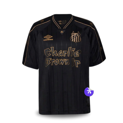 Camisa Peixão X Charlie Brown Jr 24/25 Torcedor Umbro Masculino - Preto e Dourado