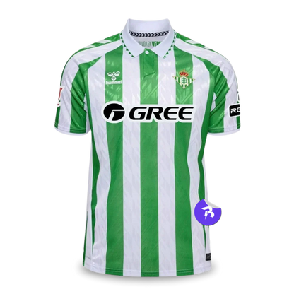 Camisa Real Betis Home 24/25 - Torcedor Masculino Hummel - Verde e Branco