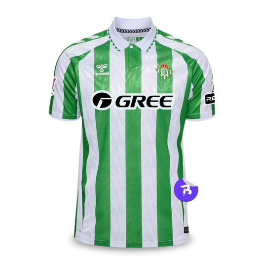 Camisa Real Betis Home 24/25 - Torcedor Masculino Hummel - Verde e Branco