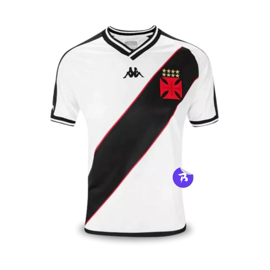 Camisa Vasco da Gama Away 2024/25 - Torcedor Kappa Feminina - Branco