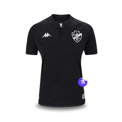 Camisa Vasco da Gama Goleiro 2024/25 - Torcedor Kappa Feminina - Preto