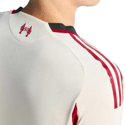 Camisa Liverpool Away 25/26 Jogador Adidas Masculino - Bege