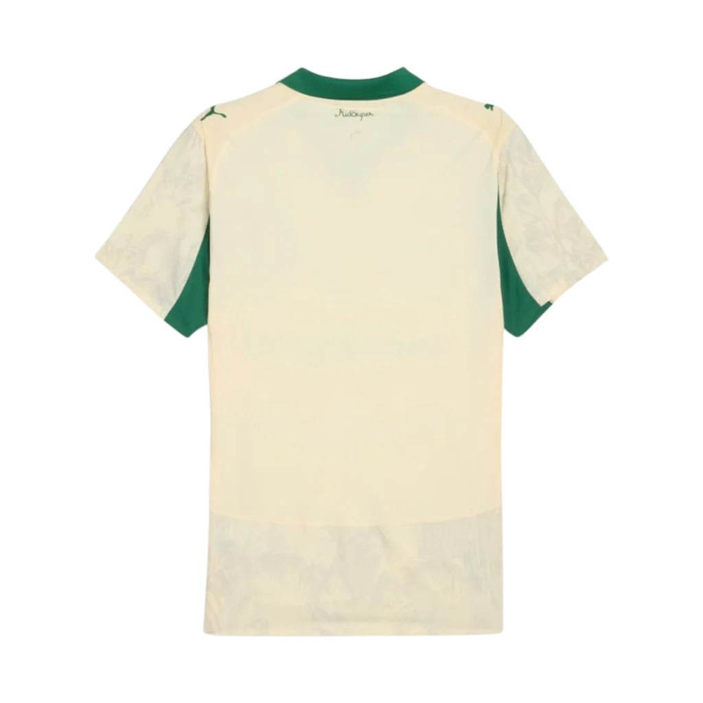 Camisa Palmeiras Mundial de Clubes 2025/26 - Torcedor Puma X Kidsuper Masculino - Bege e Verde