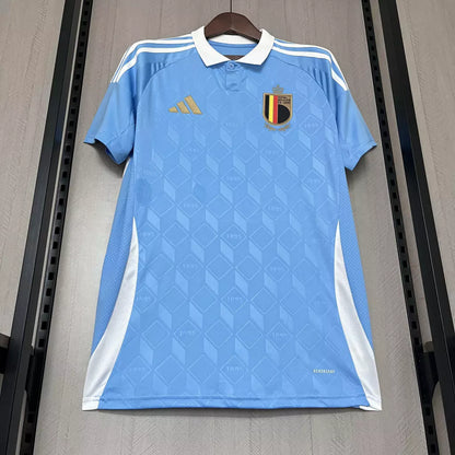 Camisa Bélgica Away Eurocopa 24/25 - Torcedor Adidas Masculino - Azul