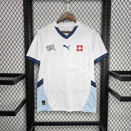 Camisa Suiça Away Eurocopa 24/25 - Torcedor Puma Masculino - Branco