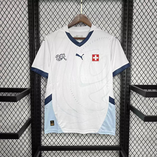 Camisa Suiça Away Eurocopa 24/25 - Torcedor Puma Masculino - Branco