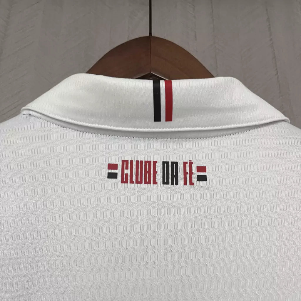 Camisa São Paulo Home I 2024/25 Torcedor New Balance Masculino - Branco