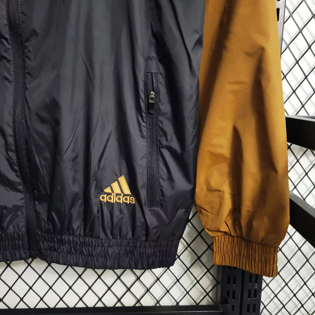 Corta Vento Adidas Masculino - Azul e Marrom