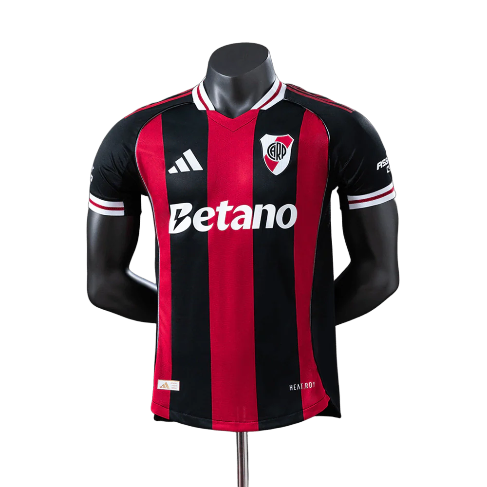 Camisa River Plate Home 2025/26 Jogador Adidas Masculino - Vermelha e Preta