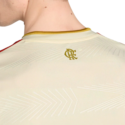 Camisa Flamengo Third 2025/26 Torcedor Adidas Masculino - Bege