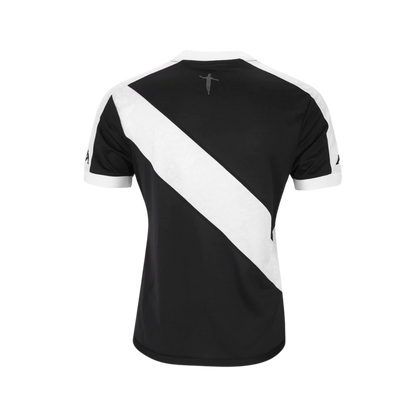 Camisa Vasco da Gama Home 2024/25 - Torcedor Kappa Feminina - Preto e Branco
