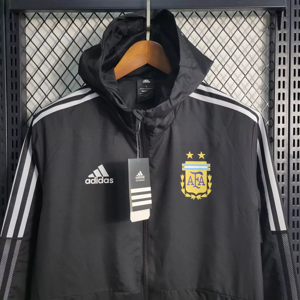 Corta Vento Argentina Adidas Masculino - Preto