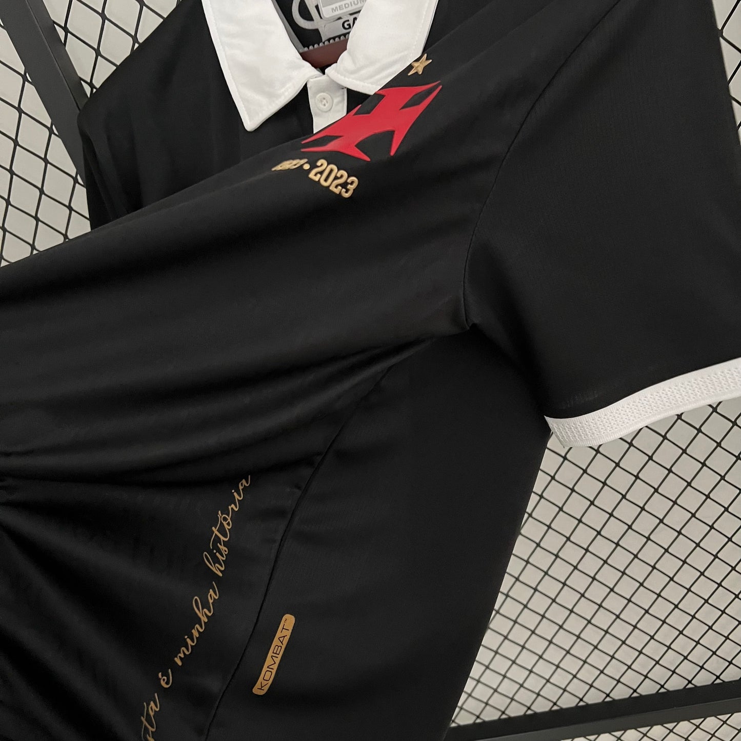 Camisa Vasco da Gama Third 2023/24 - Torcedor Kappa masculina  - Preto