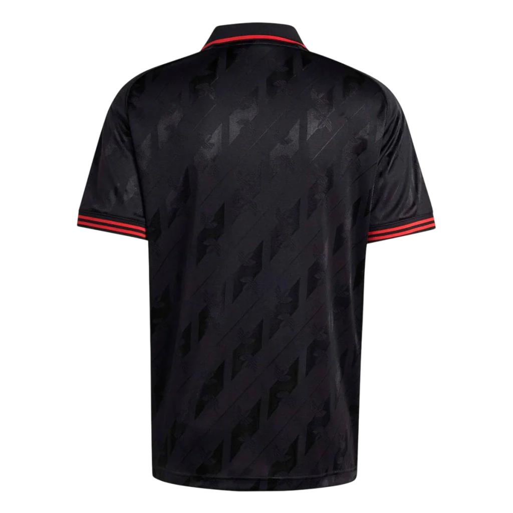 Camisa Flamengo Lifestyler 2025/26 - Torcedor Adidas Masculina - Preto