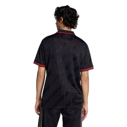 Camisa Flamengo Lifestyler 2025/26 - Torcedor Adidas Masculina - Preto