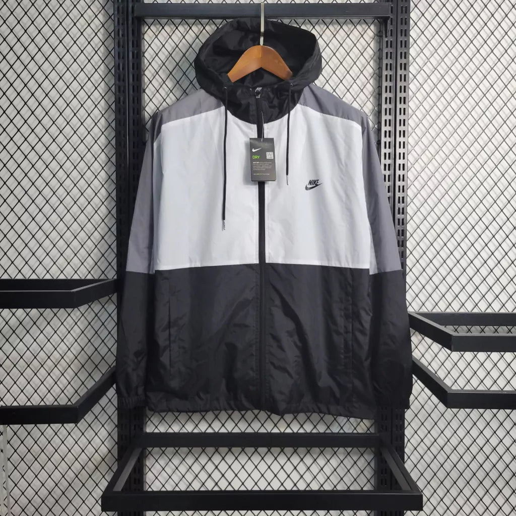 Corta Vento Nike Masculino - Branco e Cinza