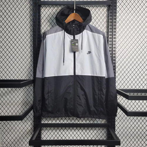 Corta Vento Nike Masculino - Branco e Cinza