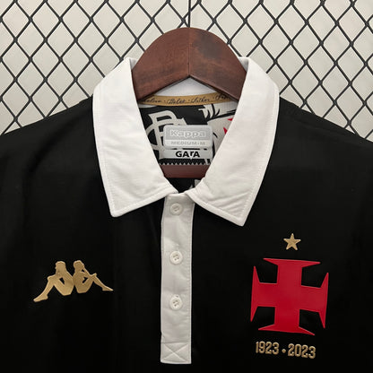 Camisa Vasco da Gama Third 2023/24 - Torcedor Kappa masculina  - Preto