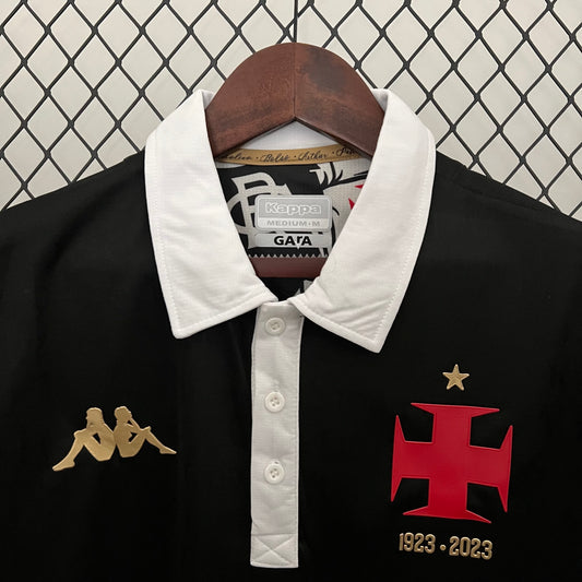 Camisa Vasco da Gama Third 2023/24 - Torcedor Kappa masculina  - Preto