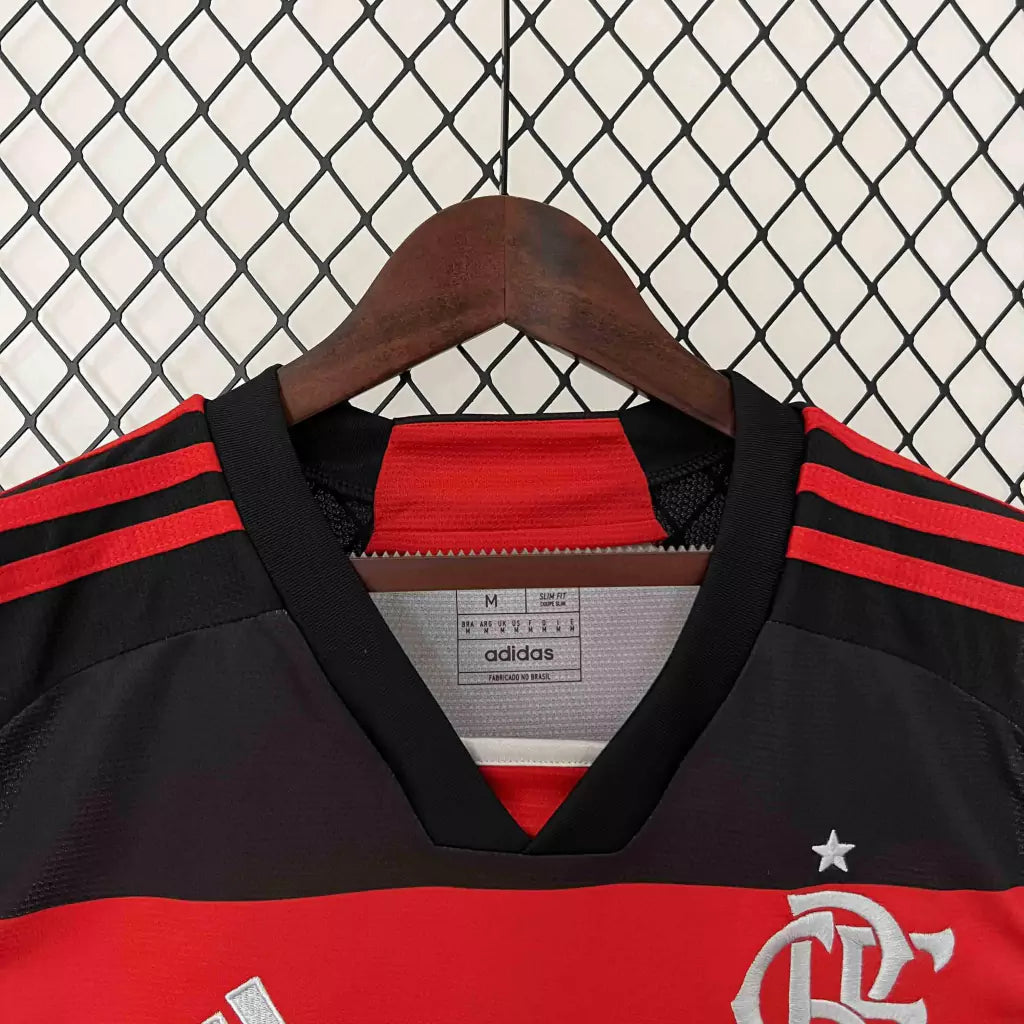 Camisa Flamengo Regata Home 2024 Torcedor Adidas Masculino - Vermelho