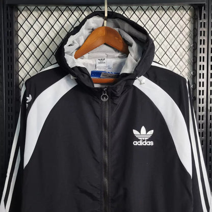 Corta Vento Adidas Masculino - Preto e Branco