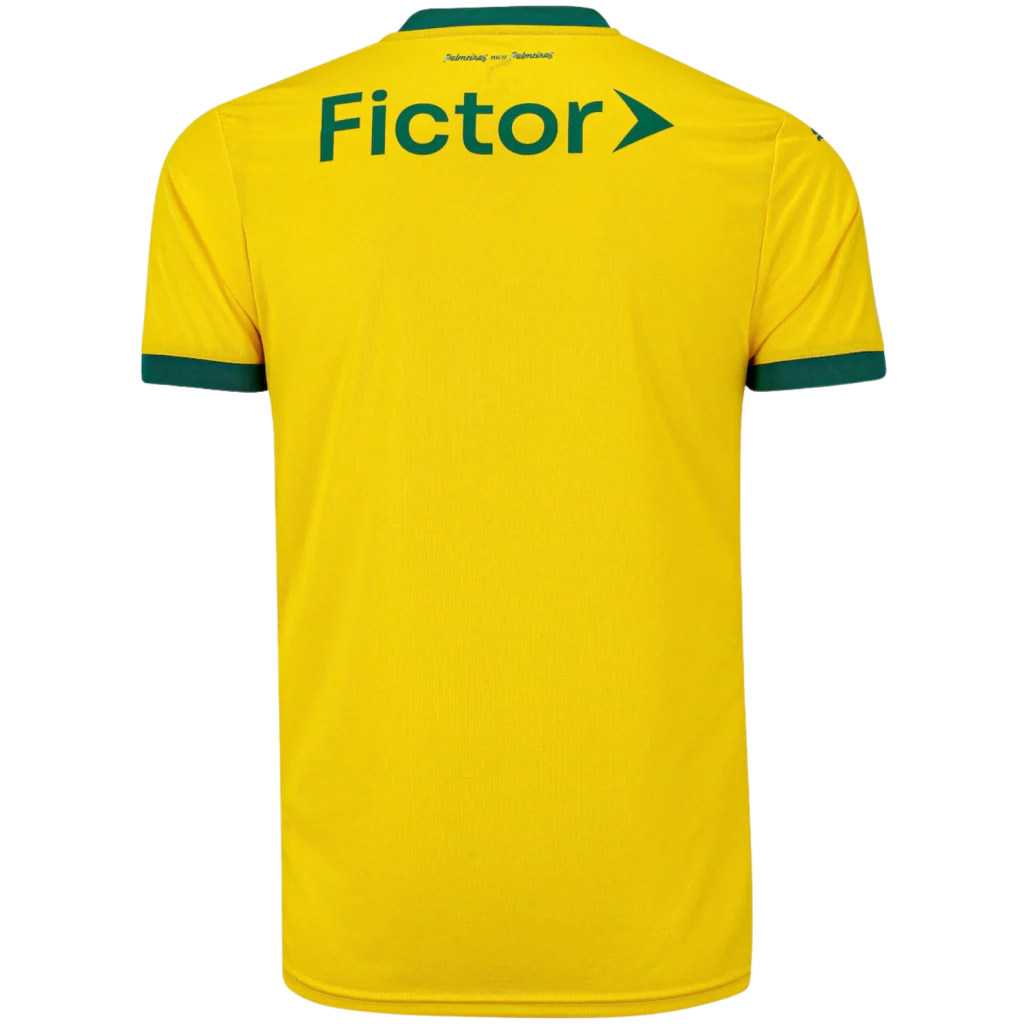 Camisa Palmeiras Third 2025/26 - Torcedor Puma Masculino - Amarelo