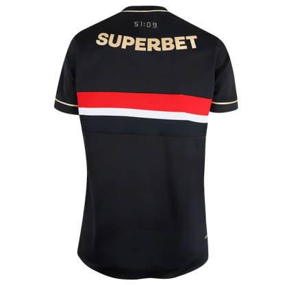 Camisa São Paulo Third 2025/26 - Torcedor New Balance Feminina - Preto
