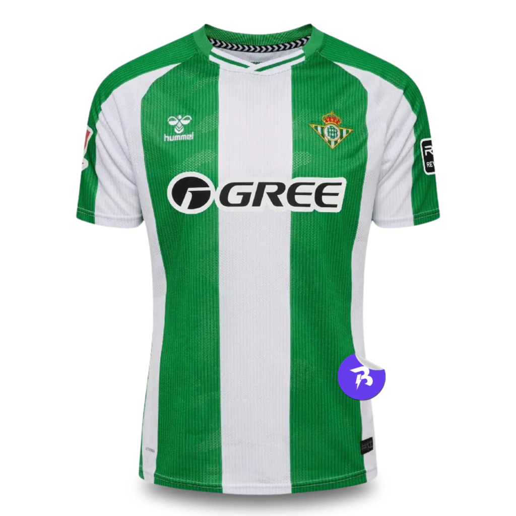 Camisa Real Betis Home 2025/26 - Torcedor Masculino Hummel - Verde e Branco
