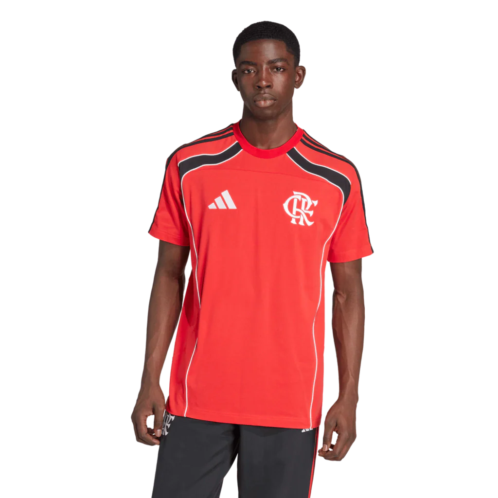 Camiseta Flamengo 25/26 Urban Purist Adidas Masculina - Vermelho
